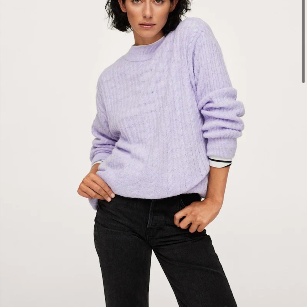 Brand new - too big on me- oversized purple sweater!!